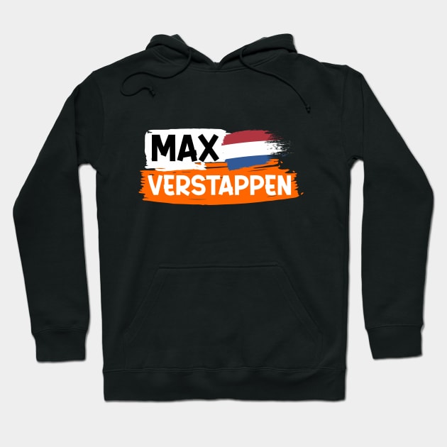 Max Verstappen Hoodie by jaybeetee